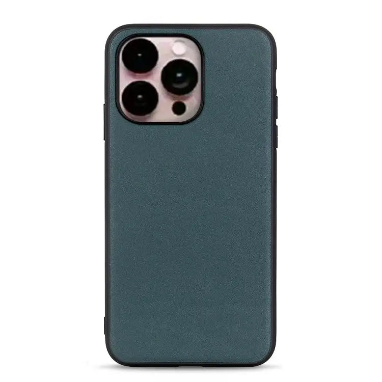 Lambskin Texture Genuine Leather Phone Case For iPhone 14 For iPhone 14 Plus For iPhone 14 Pro For iPhone 14 Pro Max
