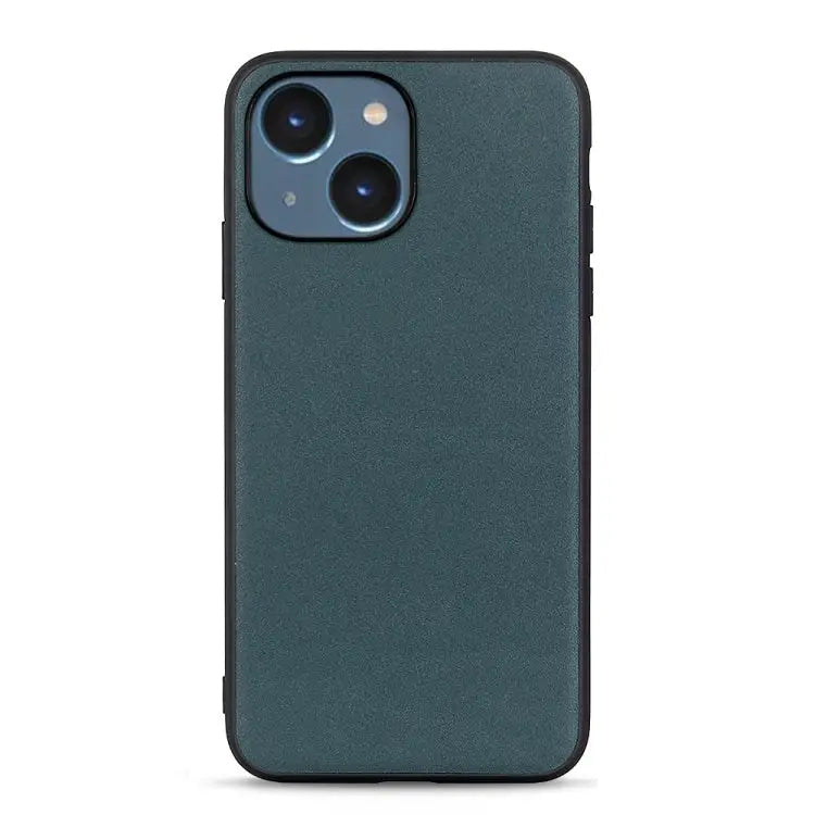 Lambskin Texture Genuine Leather Phone Case For iPhone 14 For iPhone 14 Plus For iPhone 14 Pro For iPhone 14 Pro Max