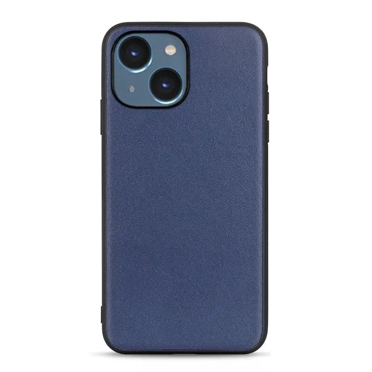 Lambskin Texture Genuine Leather Phone Case For iPhone 14 For iPhone 14 Plus For iPhone 14 Pro For iPhone 14 Pro Max