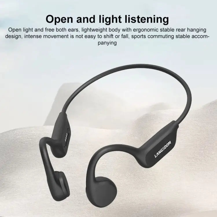 Langsdom BE17 Bone Conduction Waterproof Bluetooth Sports Earphone - Apple Accessories