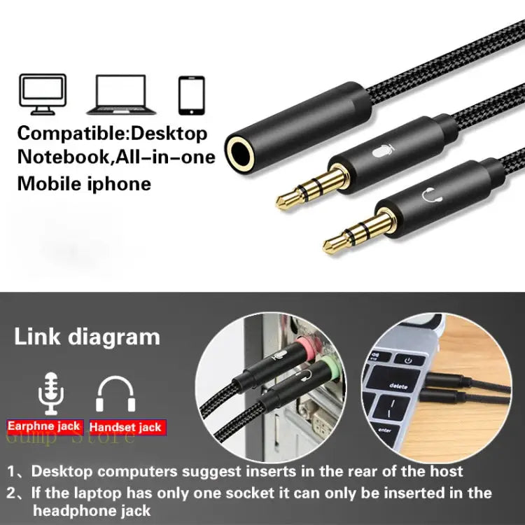 Langsdom Double Moving Coil with Wheat Headset - Black