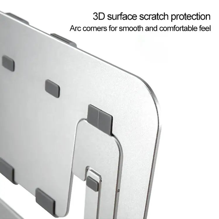 Laptop Height Extender Holder Stand Folding Portable Computer Heat Dissipation Bracket Size: 22.3x23.5x1.3cm