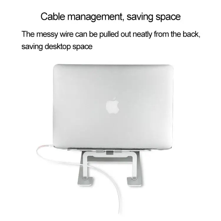 Laptop Height Extender Holder Stand Folding Portable Computer Heat Dissipation Bracket Size: 22.3x23.5x1.3cm