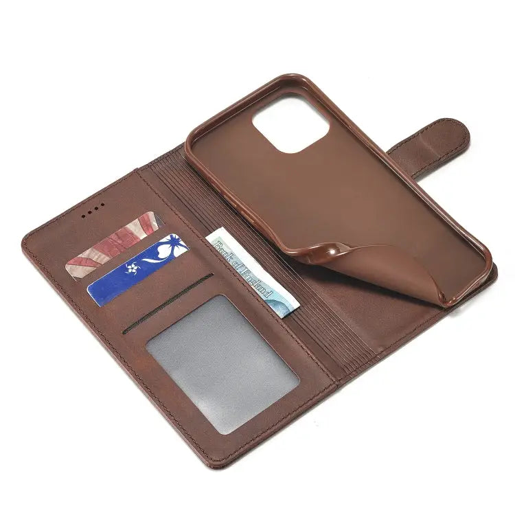 LC.IMEEKE Calf Texture Horizontal Flip Leather Case For iPhone 14 For iPhone 14 Plus For iPhone 14 Pro For iPhone 14