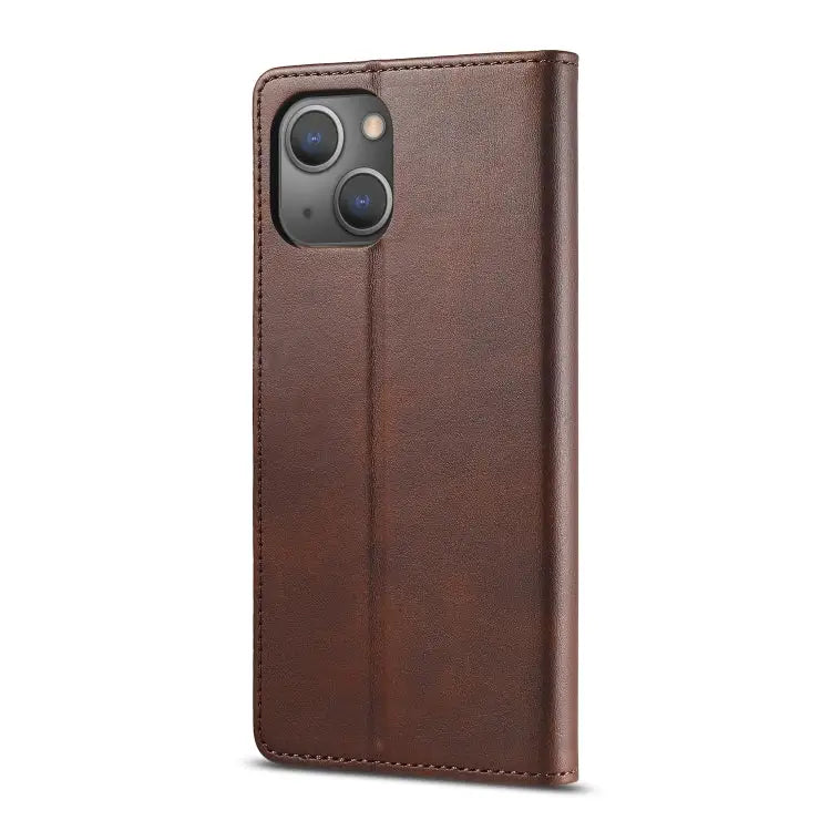 LC.IMEEKE Calf Texture Horizontal Flip Leather Case For iPhone 14 For iPhone 14 Plus For iPhone 14 Pro For iPhone 14