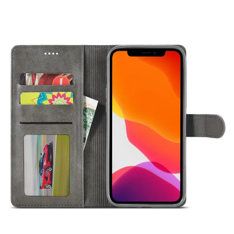LC.IMEEKE Calf Texture Horizontal Flip Leather Case with Holder & Card Slots & Wallet For iPhone 13 mini For iPhone 13