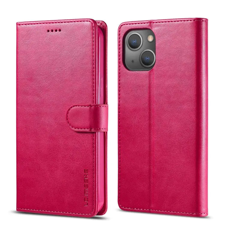 LC.IMEEKE Calf Texture Horizontal Flip Leather Case with Holder & Card Slots & Wallet For iPhone 13 mini For iPhone 13