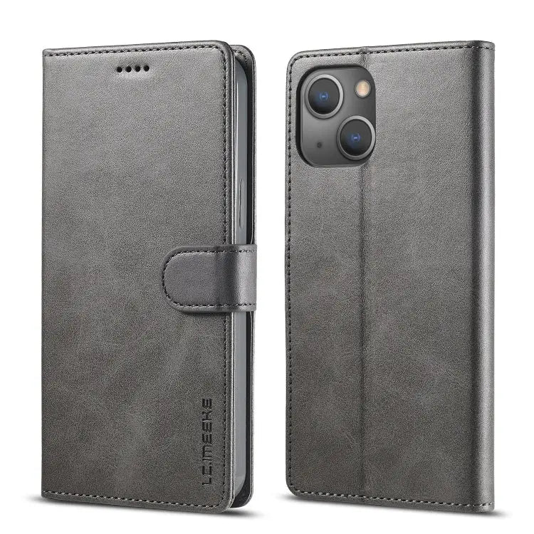 LC.IMEEKE Calf Texture Horizontal Flip Leather Case with Holder & Card Slots & Wallet For iPhone 13 mini For iPhone 13