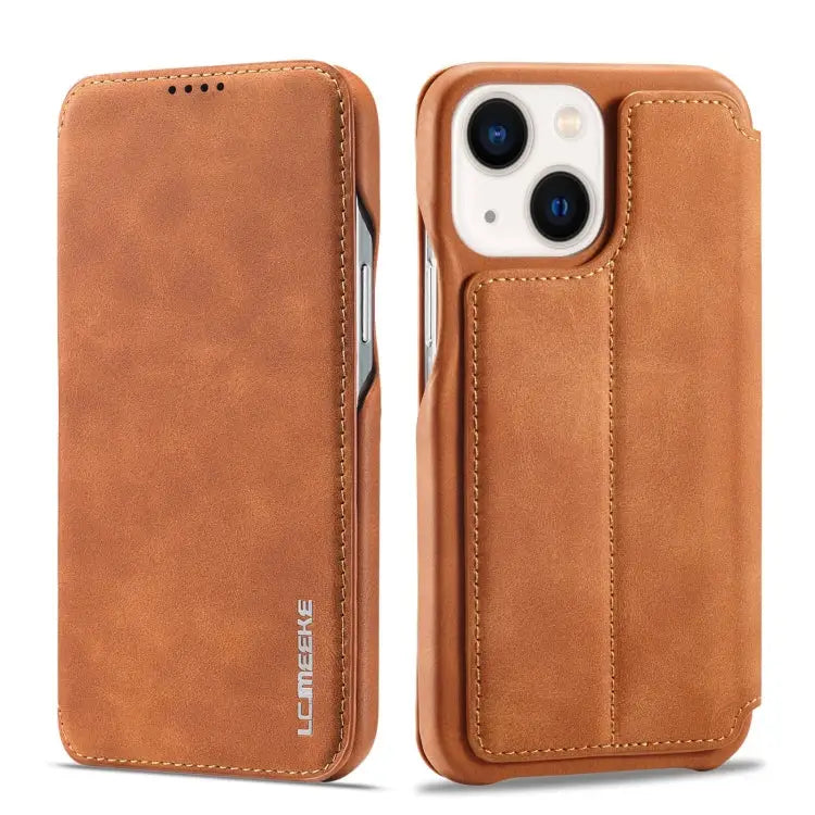 LC.IMEEKE Hon Ancient Series Flip Leather Phone Case For iPhone 14 For iPhone 14 Plus For iPhone 14 Pro For iPhone 14