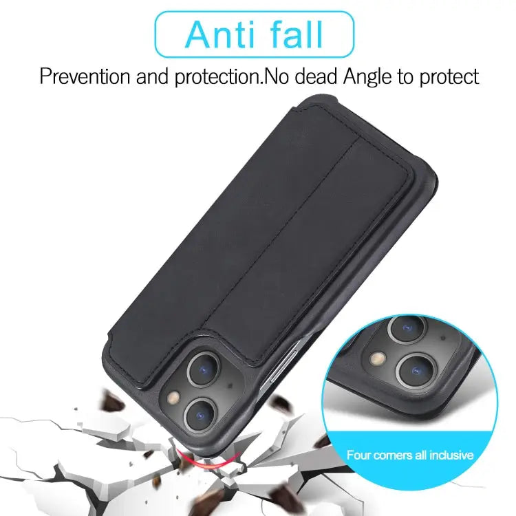 LC.IMEEKE Hon Ancient Series Horizontal Flip Leather Case with Holder & Card Slot For iPhone 13 mini For iPhone 13