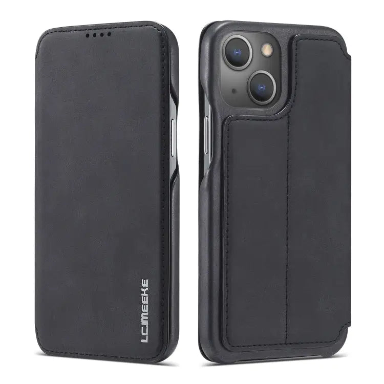 LC.IMEEKE Hon Ancient Series Horizontal Flip Leather Case with Holder & Card Slot For iPhone 13 mini For iPhone 13