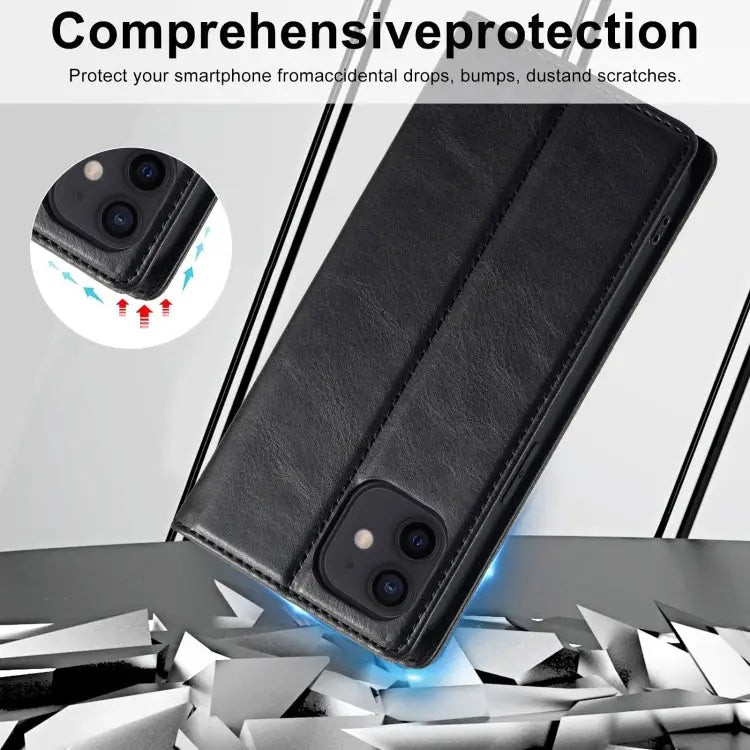 LC.IMEEKE RFID Anti-theft Leather Phone Case For iPhone 12 mini For iPhone 11 For iPhone 11 Pro For iPhone 11 Pro Max