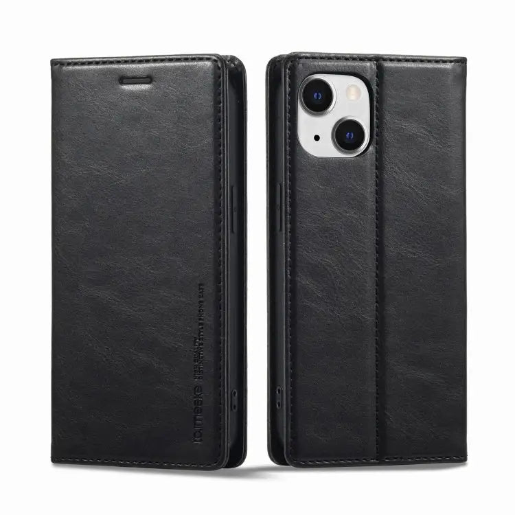 LC.IMEEKE RFID Anti-theft Leather Phone Case For iPhone 13 For iPhone 13 Mini For iPhone 14 For iPhone 14 Plus