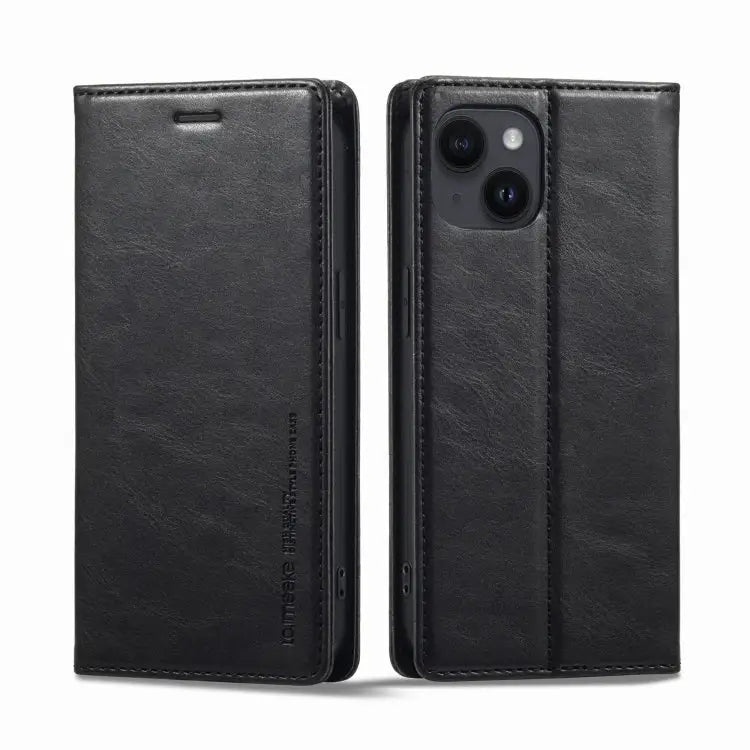 LC.IMEEKE RFID Anti-theft Leather Phone Case For iPhone 13 For iPhone 13 Mini For iPhone 14 For iPhone 14 Plus