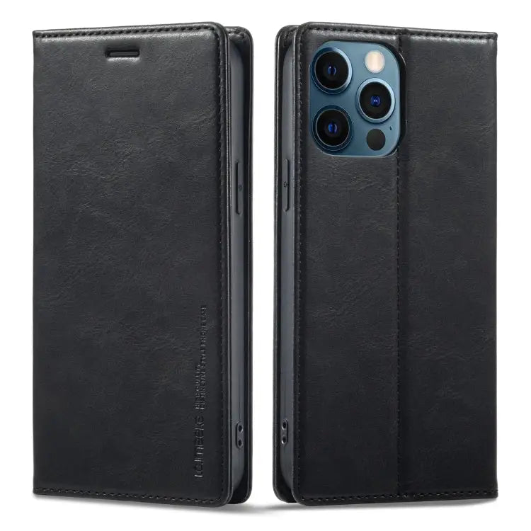 LC.IMEEKE RFID Anti-theft Leather Phone Case For iPhone 14 Pro For iPhone 14 Pro Max For iPhone 12 Pro/12 For iPhone 12