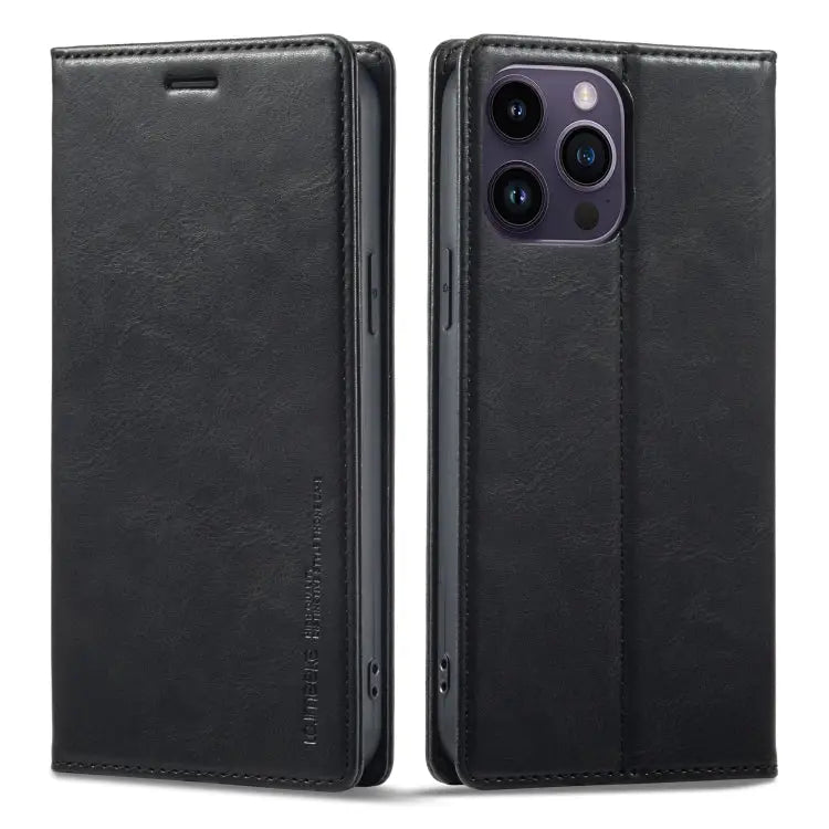 LC.IMEEKE RFID Anti-theft Leather Phone Case For iPhone 14 Pro For iPhone 14 Pro Max For iPhone 12 Pro/12 For iPhone 12