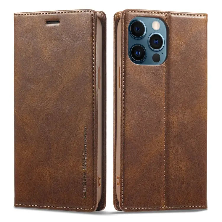 LC.IMEEKE RFID Anti-theft Leather Phone Case For iPhone 14 Pro For iPhone 14 Pro Max For iPhone 12 Pro/12 For iPhone 12