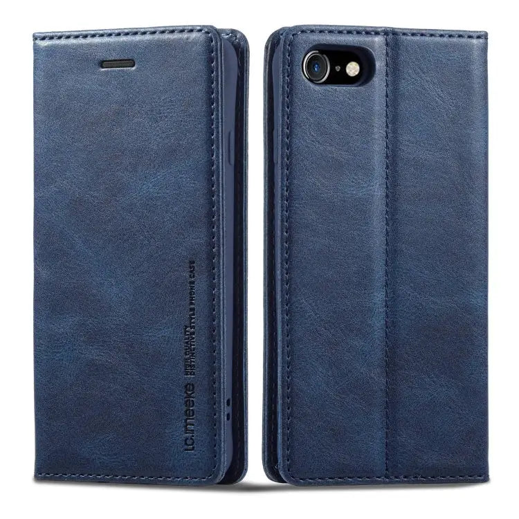 LC.IMEEKE RFID Anti-theft Leather Phone Case For iPhone SE 2022 / SE 2020 / 8 / 7 For iPhone XS Max For iPhone XS / X