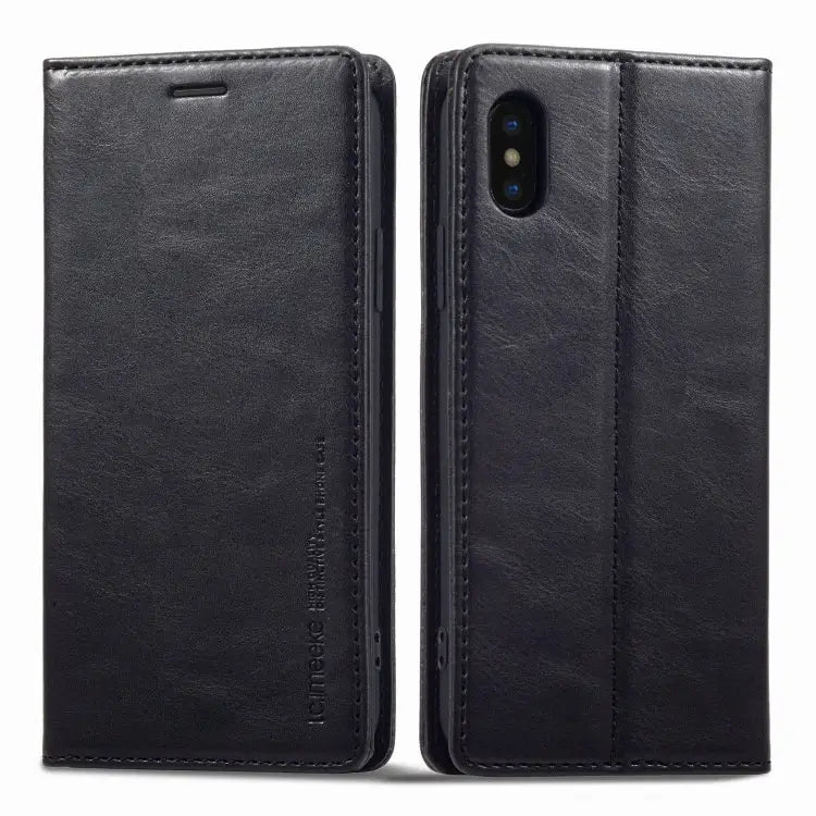 LC.IMEEKE RFID Anti-theft Leather Phone Case For iPhone SE 2022 / SE 2020 / 8 / 7 For iPhone XS Max For iPhone XS / X