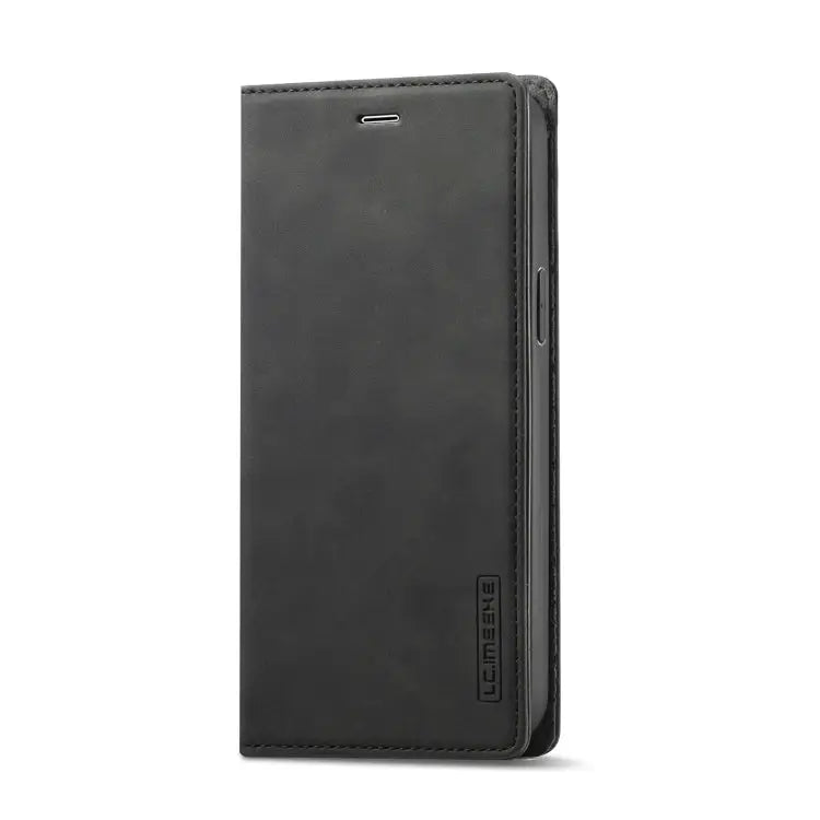 LC.IMEEKE Strong Magnetic PU + Matte TPU Horizontal Flip Leather Case with Holder & Card Slots & Wallet For iPhone 13