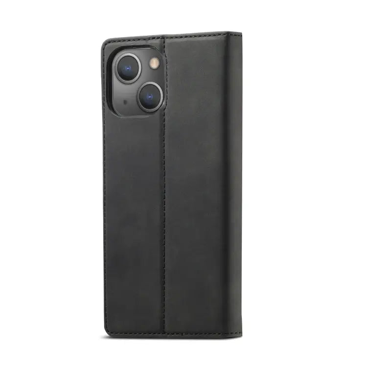 LC.IMEEKE Strong Magnetic PU + Matte TPU Horizontal Flip Leather Case with Holder & Card Slots & Wallet For iPhone 13