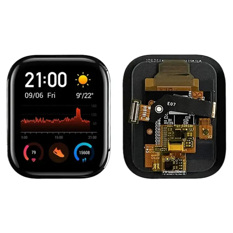 LCD Screen and Digitizer Full Assembly for Huami Amazfit GTS A1913 A1914 - For Huami Amazfit GTS