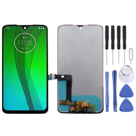 LCD Screen and Digitizer Full Assembly for Motorola Moto G7 For Moto G7 - For Moto G7