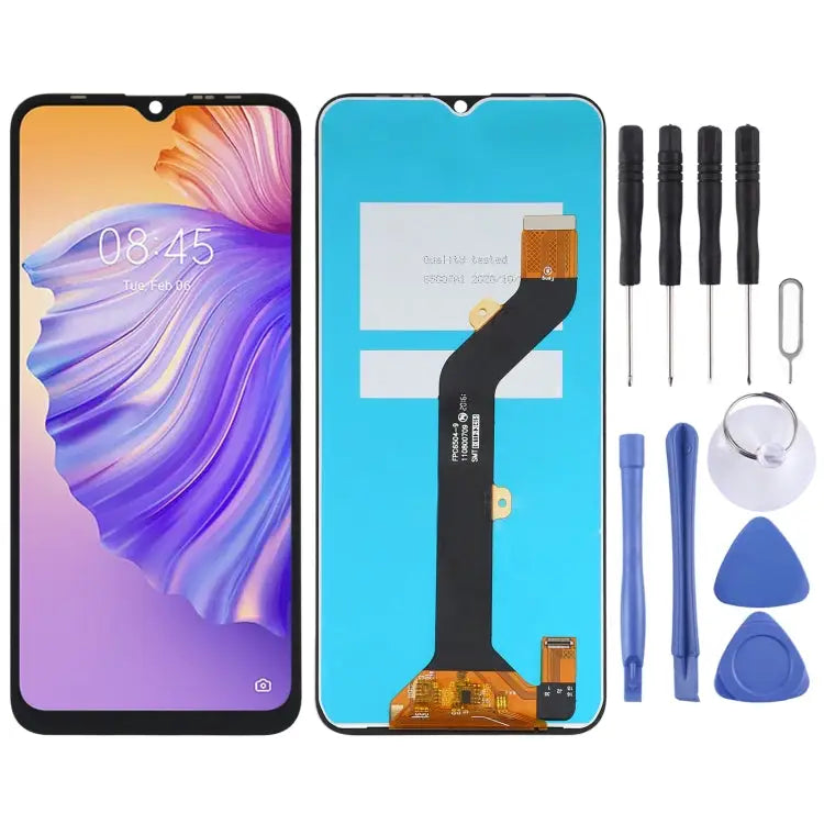 LCD Screen and Digitizer Full Assembly for Tecno Spark 8 KG6 For Tecno Spark 8 - For Tecno Spark 8