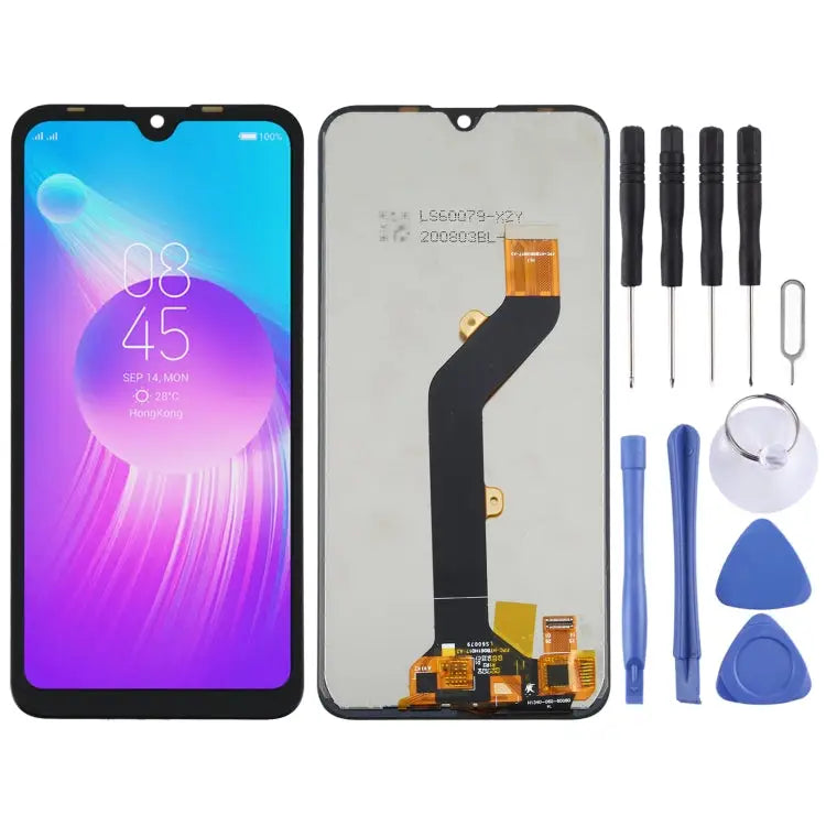 LCD Screen and Digitizer Full Assembly for Tecno Spark Go KC1 For Tecno Spark Go - For Tecno Spark Go