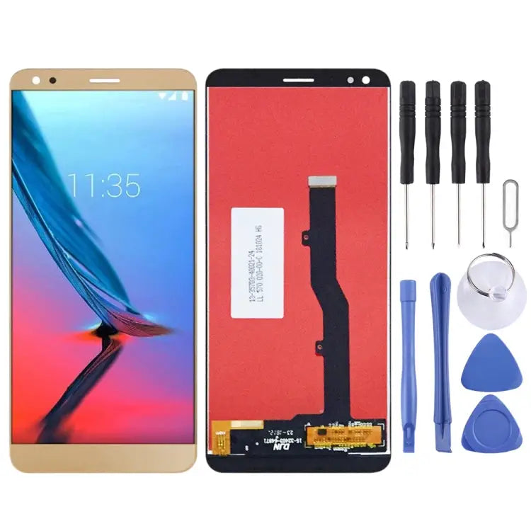 LCD Screen and Digitizer Full Assembly for ZTE Blade V9 V0900 For ZTE Blade V9 - For ZTE Blade V9 / Gold