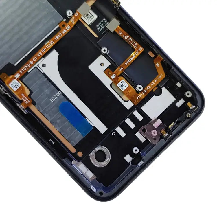 LCD Screen and Digitizer Full Assembly with Frame for Google Pixel 4 - For Google Pixel 4 with Frame