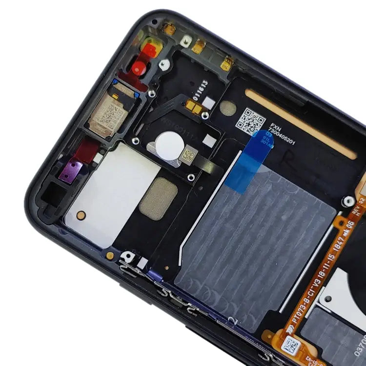 LCD Screen and Digitizer Full Assembly with Frame for Google Pixel 4 - For Google Pixel 4 with Frame