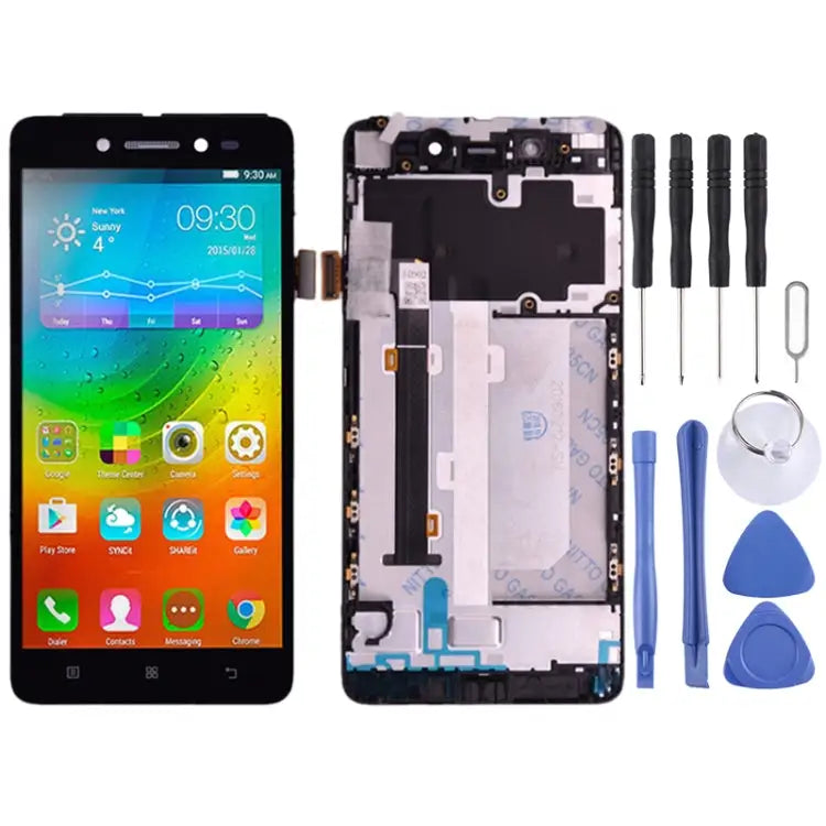 LCD Screen and Digitizer Full Assembly with Frame for Lenovo S90 S90-T S90-U S90-A For Lenovo S90 - For Lenovo S90
