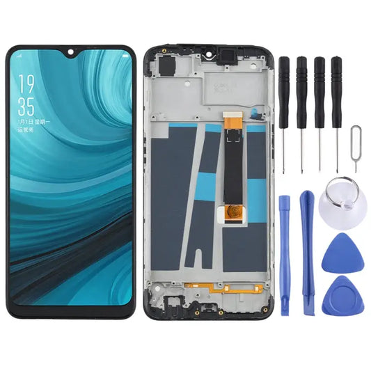 LCD Screen and Digitizer Full Assembly With Frame for OPPO A7(AX7) A7n CPH1901 CPH1903 CPH1905 PBFM00 PBFT00 PCDM00