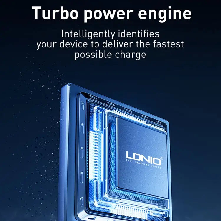 LDNIO WL02 25.5W 5 in 1 MagSafe Wireless Charger with 30cm Type-C Cable - Apple Accessories