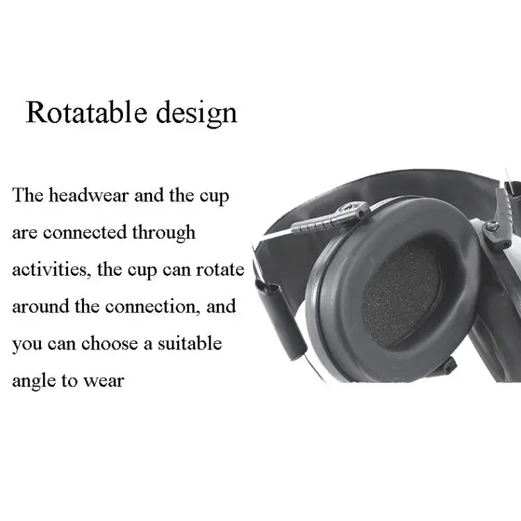 Learn Sleep Industry Noise Reduction Earmuffs Shooting Soundproof Earmuffs Black Green