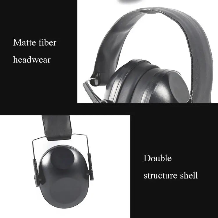 Learn Sleep Industry Noise Reduction Earmuffs Shooting Soundproof Earmuffs Black Green