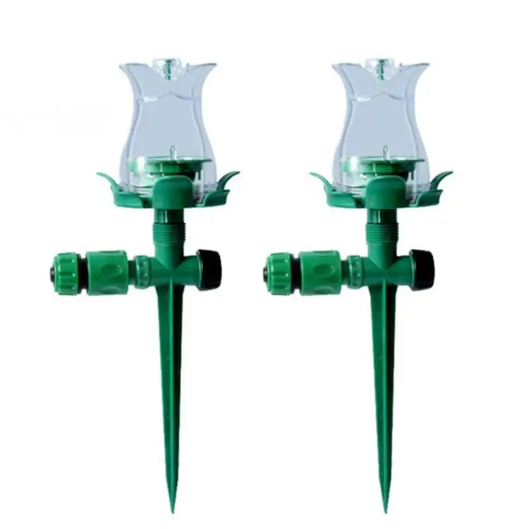 LED Luminous Lawn Sprinkler Automatic Water Sprinkler Garden Outdoor Irrigation Nozzle for Courtyard LED Lawn Sprinkler