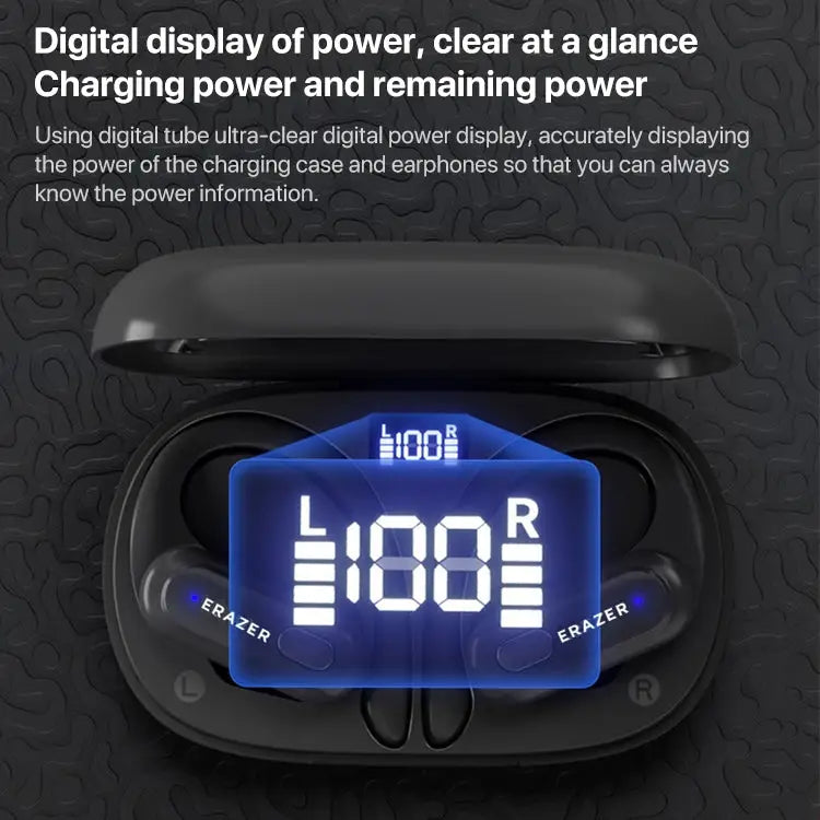 Lenovo XT60 Bluetooth 5.3 Ear-mounted Sports Wireless Bluetooth Earphone XT60 Pro - XT60 Pro / Black - Apple Accessories