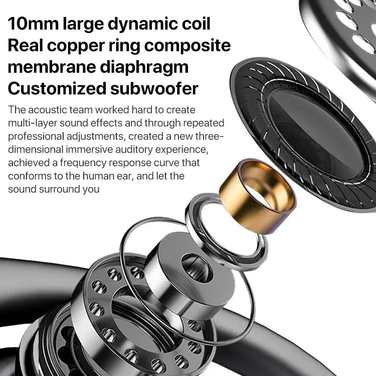 Lenovo XT60 Bluetooth 5.3 Ear-mounted Sports Wireless Bluetooth Earphone XT60 Pro - XT60 Pro / Black - Apple Accessories