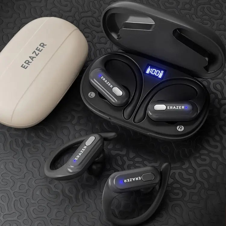 Lenovo XT60 Bluetooth 5.3 Ear-mounted Sports Wireless Bluetooth Earphone XT60 Pro - XT60 Pro / Black - Apple Accessories