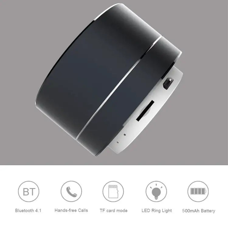 LENRUE Portable Wireless Bluetooth Speaker Stereo Led Speakers with Built-in Mic MP3 MINI Subwoof Smart Column