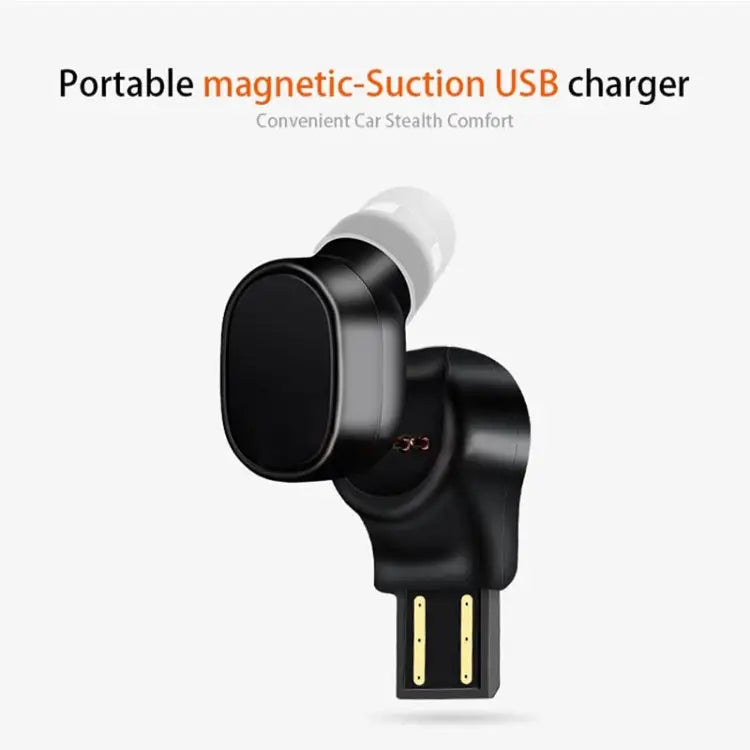 LESIRI X12 Bluetooth Headset Mini Wireless Earphone Portable USB Magnetic Charging Headset Sport Earbud Headset