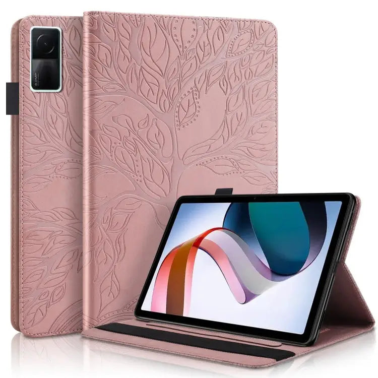 Life Tree Series Horizontal Flip Leather Case with Holder For iPad 2025 / 2022 For Xiaomi Redmi Pad 10.61 For Lenovo