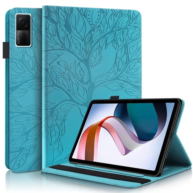 Life Tree Series Horizontal Flip Leather Case with Holder For iPad 2025 / 2022 For Xiaomi Redmi Pad 10.61 For Lenovo