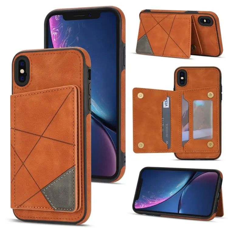 Line Card Holder Phone Case For iPhone 11 For iPhone 11 Pro For iPhone 11 Pro Max For iPhone X / XS - For iPhone X / XS