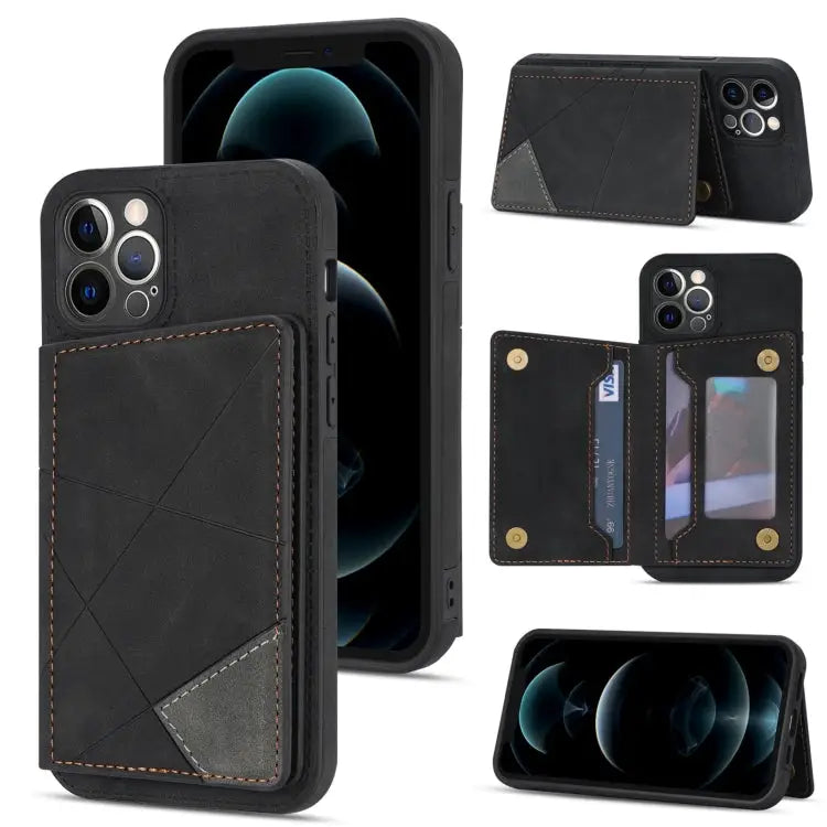Line Card Holder Phone Case For iPhone 12 mini For iPhone 12 For iPhone 12 Pro For iPhone 12 Pro Max - For iPhone 12