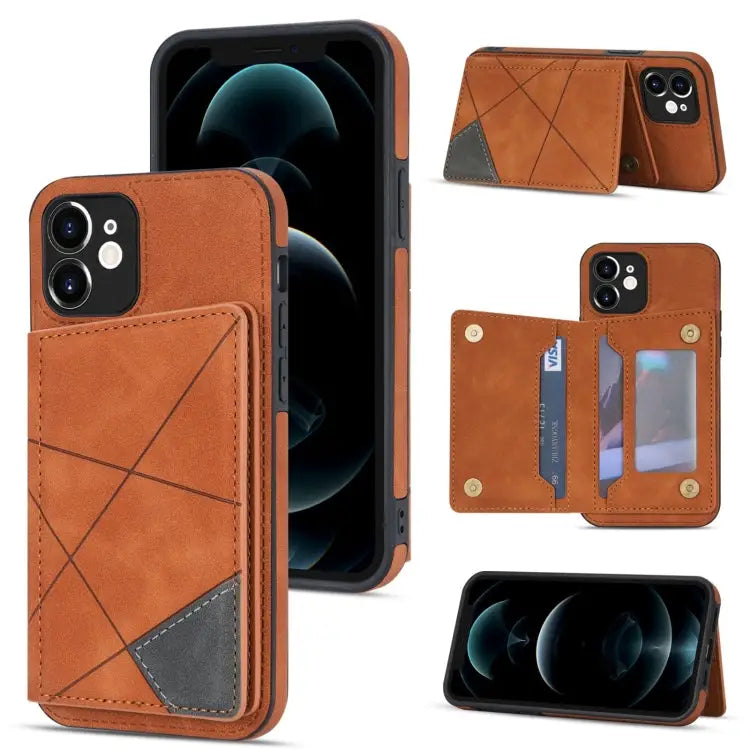 Line Card Holder Phone Case For iPhone 12 mini For iPhone 12 For iPhone 12 Pro For iPhone 12 Pro Max - For iPhone 12