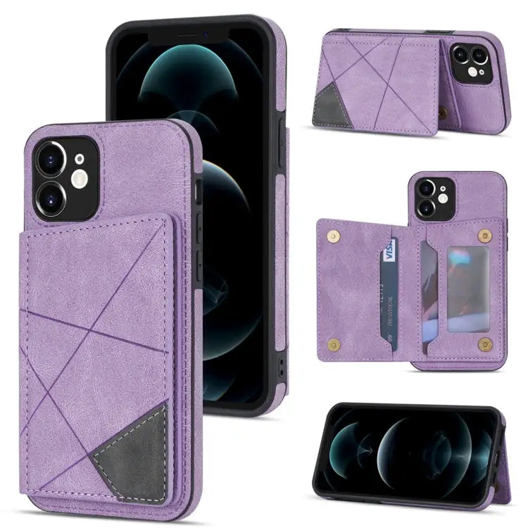 Line Card Holder Phone Case For iPhone 12 mini For iPhone 12 For iPhone 12 Pro For iPhone 12 Pro Max - For iPhone 12