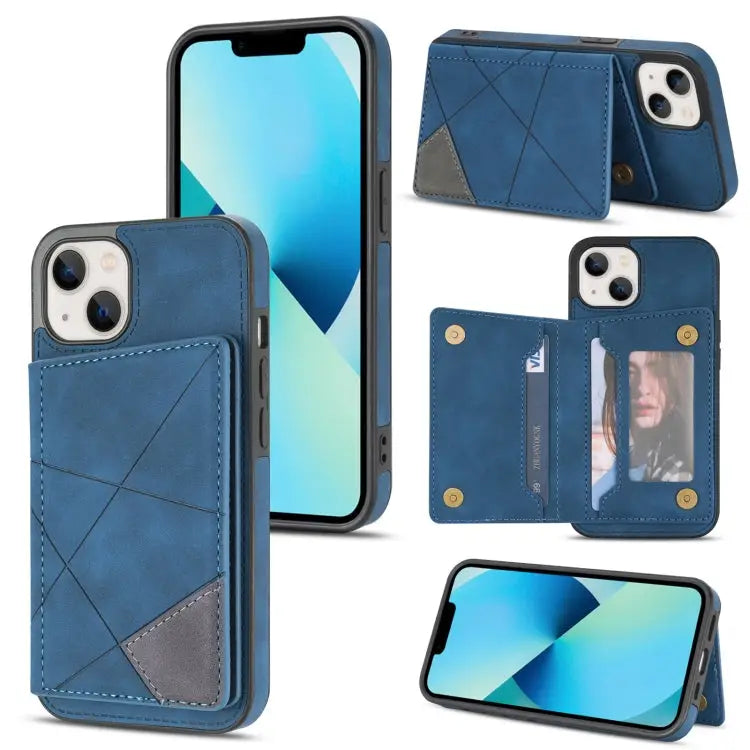 Line Card Holder Phone Case For iPhone 13 mini For iPhone 13 For iPhone 13 Pro For iPhone 13 Pro Max - For iPhone 13